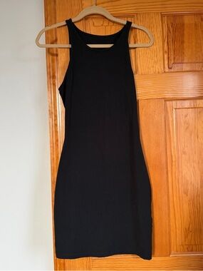 Babaton Black Mini Tank Dress